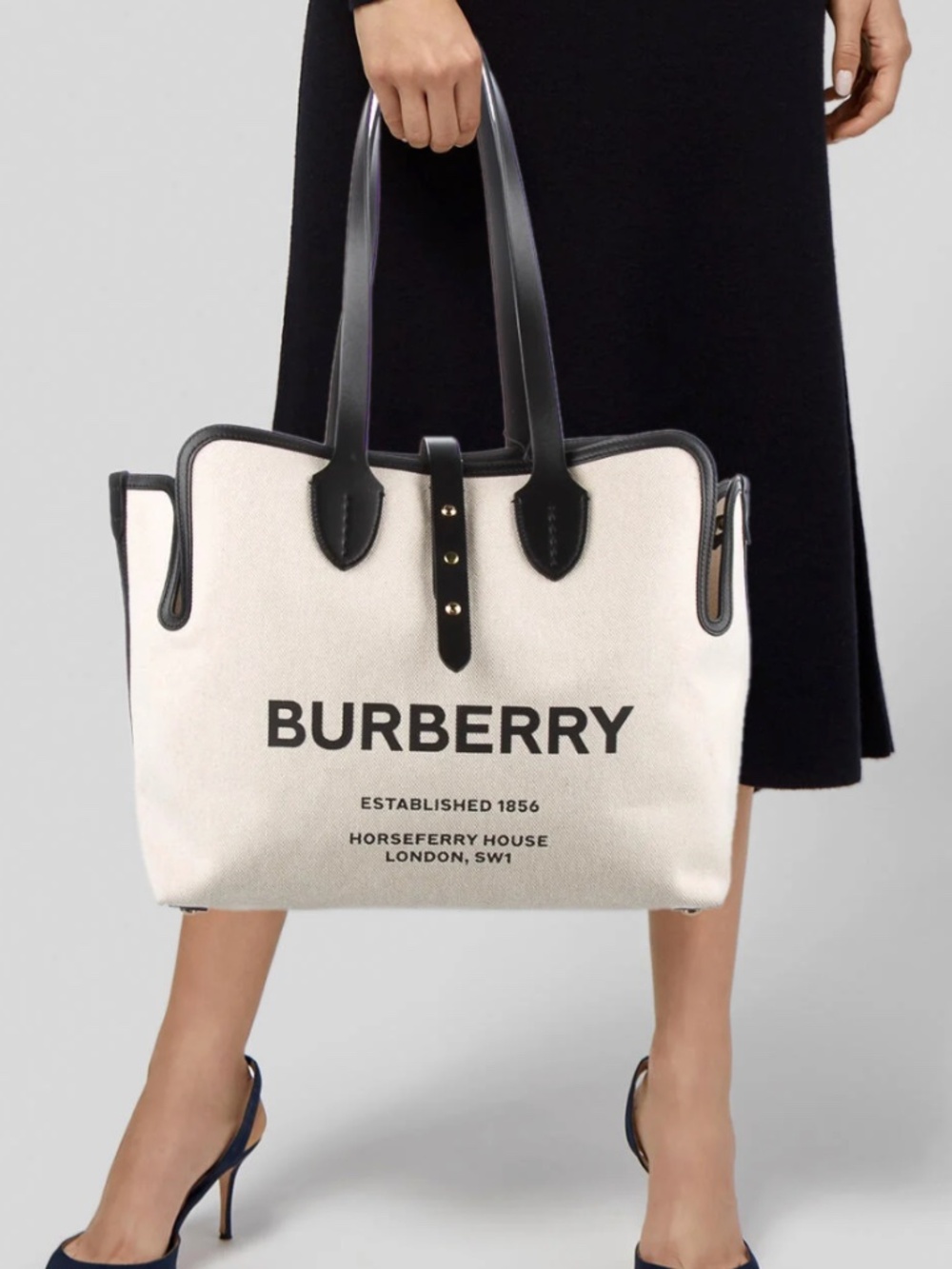 Burberry canvas bag